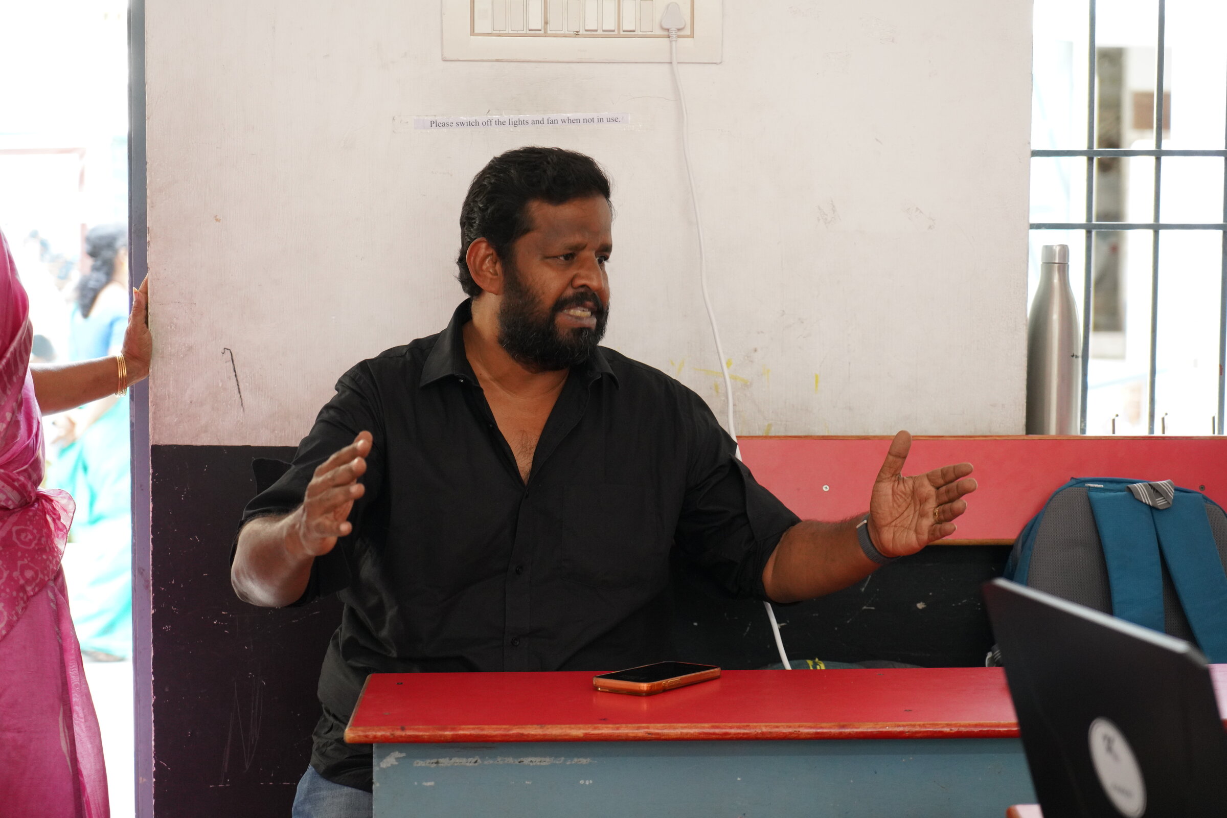 The Rajavva Public School pilot — hands-on interaction